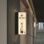 卫生间发光门牌订制洗手公共厕所灯箱男女标识双面定制LED指示牌 侧装-接电16.5x37cm女 0.1x0.1cm