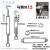 重型开体花兰铁镀锌玛钢花篮螺丝钢丝绳索拉伸缩器收松紧线调节钩 M6马钢2个装
