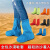 全包透气沙漠徒步防沙套男女雪套超轻儿童防沙鞋套高筒护脚套工业品 zx荧光橘 XS号25-29鞋