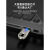 雷克沙M25 64G U盘 金属迷你薄片式车载商务办公 钥匙圈U盘USB2.0 M25/64G( 银色 官方标配