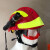 融测F2头盔抢险救援头盔消防员头帽新式韩式欧式防护地震应急蓝天救援 头盔abs+手电+灯架