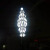 中盏照明 不锈钢户外灯76管庭院8米广场现代绿化大型方形圆形89管 景观灯 LED光源 10米高度