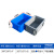 物流箱塑料加厚长方形带盖周转箱汽配胶箱零件盒胶框EU箱料箱胶箱 外400*300*120 蓝色无盖