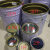 小铁桶油漆桶涂料桶调漆桶水桶化工密封桶储物桶储水桶乳胶桶 5升的广告桶