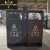户外分类不锈钢果皮箱三分类环卫小区公园垃圾桶庭院景观 垃圾桶内桶