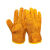 牛皮电焊手套防烫耐磨软皮焊工劳保工地耐用防护加厚工作手套 黄色6双