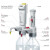 普兰德BRAND 有机型瓶口分液器Dispensette® S  Organic数字可调型2.5-25ml 含SafetyPrime安全回流阀