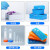 塑料冻存管盒冷存管盒EP管盒pc1.8/2/5/10ml25格50格81格100格 【BKMAM】50格 PP材质 红色 1.5