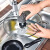 适用于厨房不锈钢刷锅洗碗刷锅刷去污清洁钢丝球铁丝大号钢丝棉 单个装