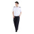 沸耐笙 FNS-33245 夏季保安服工作服 白色短袖+夏裤165 1套