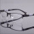SMVP适用定制适用于电焊眼镜焊工专用眼镜男防蓝光辐射半框平光镜 宝石蓝色无度数眼镜【防蓝