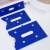 采易乐 强磁性标签 仓储货架标识牌材料卡货位卡磁吸材料卡 蓝色四磁55*80mm15290
