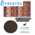 魔都民族风地毯摩洛哥风格复古波斯毯波西米亚地毯客厅阳台茶几垫 条纹麋鹿 A款 80*120厘米