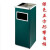 适用于于烟头垃圾桶 落地烟灰缸立式户外烟蒂室外灭烟台烟灰柱烟 B20绿色圆形2561