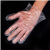 一次性PE手套餐饮加厚塑料薄膜透明手套美容没发手套 普通款0.6克（100只一包）