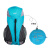 GOX折叠双肩旅行包可折叠男女圆桶登山包便携轻薄运动健身背包 湖蓝