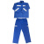 HUATAI 防电弧服套装 HT-9CAL-TZ(EP/WS) 蓝色9cal 分体式阻燃耐高温电厂防护服