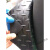柳叶纹防滑橡胶垫人字形胶板绿色蓝色4S店新能源工位地垫定制 黑色5MM厚 整卷1米*10米