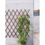 户外防腐伸缩实木栅栏碳化阳台围栏花园墙壁挂装饰爬藤架白色网格 特厚碳化H120(1.2cm) 大