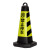 路锥雪糕桶 反光警示塑料雪糕筒 交通筒锥桶方锥 含沙 单位：个 黄黑无字