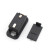 3节纽扣电池盒子3粒AG13LR44白色带开关电子4.5V塑胶壳黑色可选 *单黑色外壳