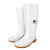 朗莱斯特高筒雨鞋LL-1-05劳保PVC耐酸碱防护靴温氏养殖场防滑水鞋 白色 39 