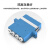 创优捷 UJ0127 光纤适配器 耦合器/法兰盘 LC-LC 四工 单模 蓝色-外壳:塑料-套筒:氧化锆