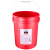 美式创意工业风垃圾桶圾桶家用卫生间环卫室外级圆形手提式 10L白色带盖标签（可回收垃圾）