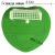 洗手间男士小便池防臭芳香片尿斗足球门过滤网小便器防溅水除臭垫 普通款香片4片绿色