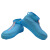 七格匠 防水拉链防雨防滑加厚耐磨户外便携易穿脱成人儿童硅胶雨鞋套 蓝色L码 