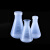 施莱登 塑料三角锥形瓶化学实验瓶子250ml500ml烧杯直口广口摇瓶 500ml直口带盖1个 