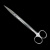 元汗 不锈钢剪刀 教学剪刀实验室解剖剪 直圆20cm剪刀 1把 1218