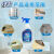 绿伞瓷砖清洁剂660g瓶瓷洁净浴室多功能清洁剂洁瓷剂地板瓷砖清洁 瓷洁净2瓶+蓝洁士3块
