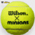 威尔胜（Wilson）威尔胜小黄人联名网球青少年儿童训练卡通网球3只组合装 WR8202701001-3 【球面图案随机