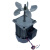 40W单相风机电机/热收缩机配件热封塑包装机配件 通风机+大风叶