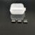 凯联威华为手机充电孔防尘塞typeC充电口 通用 单独充电塞3个黑色+收纳盒