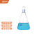 BBSP 磨口具塞三角烧瓶 实验室玻璃仪器具塞锥形瓶 100ml(2个) 磨口具塞三角烧瓶