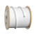 双下（SUAXUA）SX-GP339-1B 皮线光纤光缆 室内3.0单模单芯 1芯2钢丝 光纤线 100米/卷 白色
