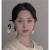 棣高中国国风波西米亚发簪复古雕刻花朵贝壳耳坠木新中式旗袍耳环 耳环一对