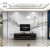 麦哟宝800x2600岩板电视背景墙客厅现代简约轻奢影视墙连纹大板装饰瓷砖 套餐1:岩板+金属线条/1平米
