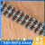 304不锈钢链条工业传动非标定制耐高温单排双排弯板滚子传送链