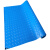 加厚防滑垫橡胶PVC地垫防水塑料地毯浴室厨房楼梯车间仓库地胶板 蓝色人字 1.5米宽*【5米长度】