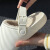 耀王 手术室专用棉拖鞋医生护士鞋秋冬季加绒保暖防水工作鞋 白色 36-37（推荐35-36） 