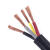 佳雁电线电缆RVV 4*4平方国标阻燃电源线 4芯多股铜丝软护套线 1米