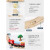 EDWONE木制小火车轨道车儿童积木玩具木质火车轨道玩具木轨道配件 翠绿色 双层吊车+车 标配