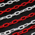冰禹 隔离墩链条 塑料警示链条 路锥链条隔离链子警示防护链条 (8mm红色-5米)BYxx-19