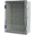 工程家用户外防水盒abs接线盒基业箱防雨防水电箱 280280130mm透明门无底板