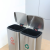 分类回收垃圾桶材质 不锈钢 长度 850mm 宽度 400mm 高度 1000mm