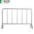 康迪普 304不锈钢铁马围栏 1.2*1.5m交通道路护栏移动隔离栏 32*19mm（5个起拍）