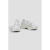 安普里奥·阿玛尼（Emporio Armani） 618女士亮片绒面革氯丁橡胶运动鞋 White 36 EU
